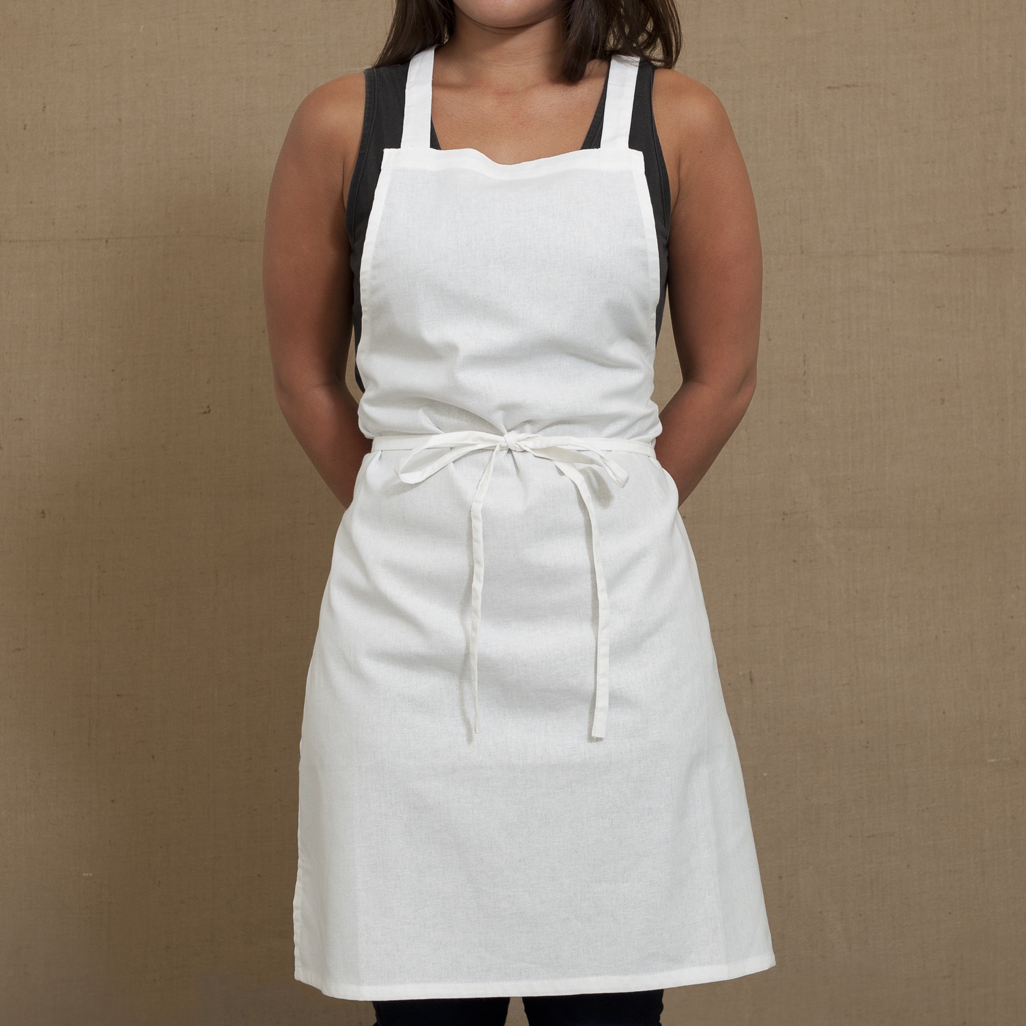 Why should you wear an apron when performing your household chores 