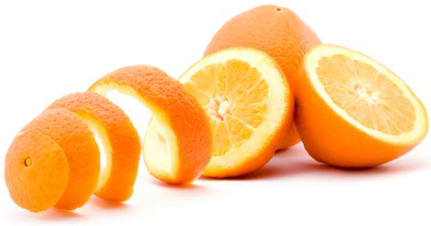 Orange peels instead of mosquito repellent